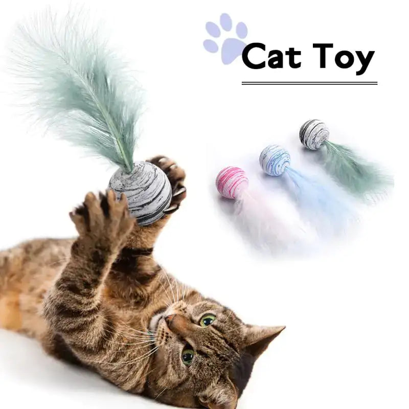 Lightweight hunting toy for indoor cats