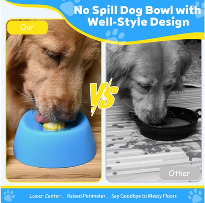 Non slip dog water bowl for indoor use